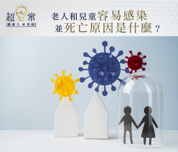 【超日常健康研究所】老人和兒童容易感染Covid-19並死亡的原因?