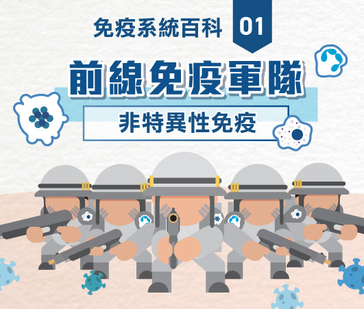 【免疫系統百科】EP01 | 前線免疫軍隊—非特異性免疫